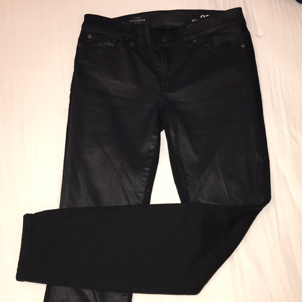 Women’s J. crew toothpick jeans size 27 black